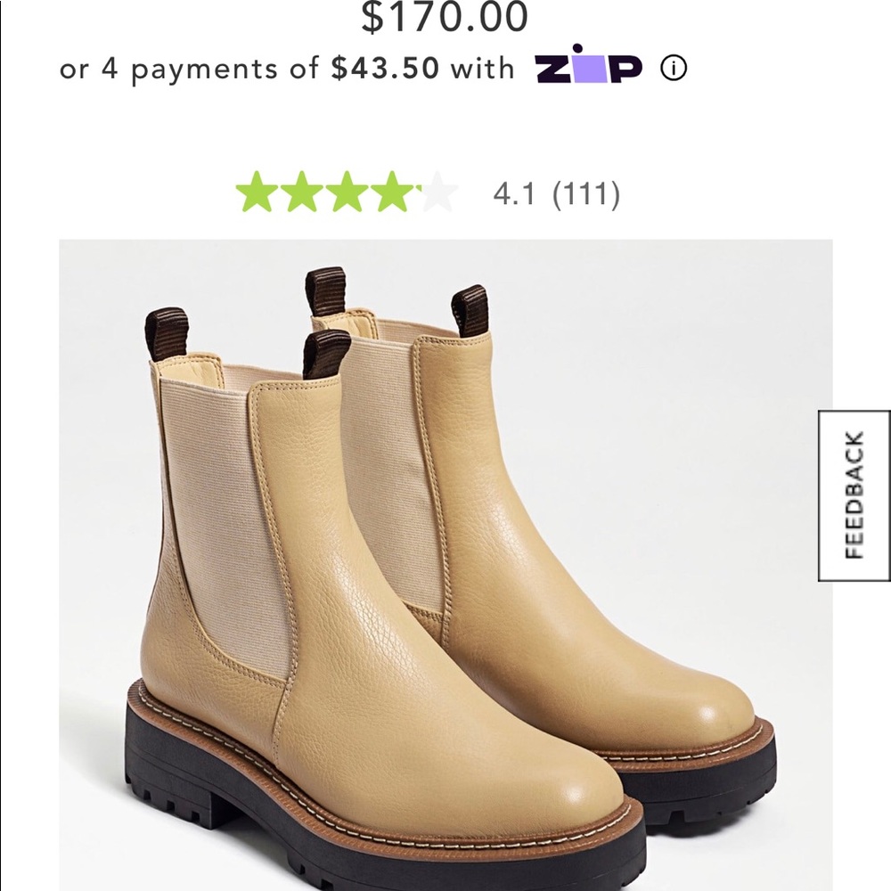 NWOT Chelsea boot